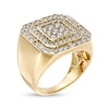 Thumbnail Image 3 of Previously Owned - 2 CT. T.W. Composite Diamond Double Octagonal Frame Ring in 10K Gold