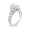 Thumbnail Image 1 of Previously Owned - Vera Wang Love Collection 2-1/4 CT. T.W. Emerald-Cut Diamond Engagement Ring in 14K White Gold