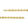 Thumbnail Image 2 of Previously Owned - 5.0mm Glitter Rope Chain Necklace in Hollow 10K Gold - 24"