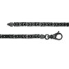Thumbnail Image 3 of Previously Owned - Made in Italy Men's 140 Gauge Byzantine Chain Bracelet in Sterling Silver - 8.5"