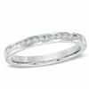Thumbnail Image 1 of Previously Owned - 1/4 CT. T.W. Princess-Cut Diamond Wedding Band in 14K White Gold