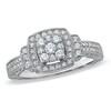 Thumbnail Image 1 of Previously Owned - 3/4 CT. T.W. Diamond Frame Ring in 10K White Gold