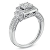 Thumbnail Image 1 of Previously Owned - 3/4 CT. T.W. Diamond Frame Ring in 10K White Gold