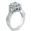 Thumbnail Image 2 of Previously Owned - Vera Wang Love Collection 2-1/5 CT. T.W. Diamond Frame Engagement Ring in 14K White Gold
