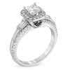 Thumbnail Image 2 of Previously Owned - Vera Wang Love Collection 1 CT. T.W. Princess-Cut Diamond Edge Engagement Ring in 14K White Gold