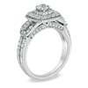 Thumbnail Image 2 of Previously Owned - Celebration Grand® 1 CT. T.W. Diamond Frame Vintage-Style Engagement Ring in 14K White Gold (I/I1)