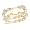 Thumbnail Image 0 of Previously Owned - 1/4 CT. T.W. Diamond Double Row Solitaire Enhancer in 14K Gold