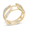 Thumbnail Image 1 of Previously Owned - 1/4 CT. T.W. Diamond Double Row Solitaire Enhancer in 14K Gold
