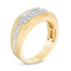 Thumbnail Image 2 of Previously Owned - 1/2 CT. T.W. Diamond Double Row Band in 10K Two-Tone Gold
