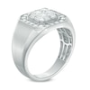 Thumbnail Image 2 of Previously Owned - 1-1/2 CT. T.W. Square-Cut Quad Diamond Double Cushion Frame Ring in 14K White Gold