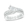 Thumbnail Image 2 of Previously Owned - Ever Us® 1/5 CT. T.W. Diamond Contour Band in 14K White Gold
