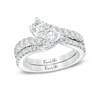 Thumbnail Image 2 of Previously Owned - Ever Us® 1/5 CT. T.W. Diamond Contour Band in 14K White Gold