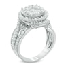 Thumbnail Image 1 of Previously Owned - 2 CT. T.W. Composite Diamond Frame Split Shank Engagement Ring in 14K White Gold