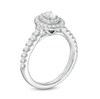 Thumbnail Image 2 of Previously Owned - Vera Wang Love Collection 3/4 CT. T.W. Oval Diamond Double Frame Engagement Ring in 14K White Gold