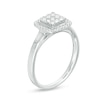 Thumbnail Image 2 of Previously Owned - 1/4 CT. T.W. Composite Diamond Square Frame Engagement Ring in 10K White Gold