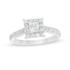 Thumbnail Image 1 of Previously Owned - Love's Destiny by Zales 1 CT. T.W. Princess-Cut Diamond Engagement Ring in 14K White Gold