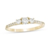 Thumbnail Image 0 of Previously Owned - 1/2 CT. T.W. Diamond Past Present Future® Engagement Ring in 10K Gold