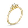 Thumbnail Image 1 of Previously Owned - 1/2 CT. T.W. Diamond Past Present Future® Engagement Ring in 10K Gold