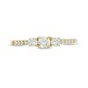 Thumbnail Image 5 of Previously Owned - 1/2 CT. T.W. Diamond Past Present Future® Engagement Ring in 10K Gold