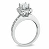 Thumbnail Image 2 of Previously Owned - 5/8 CT. T.W. Princess-Cut Diamond Frame Vintage-Style Engagement Ring in 14K White Gold