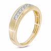 Thumbnail Image 1 of Previously Owned - Men's 1/4 CT. T.W. Diamond Comfort Fit Band in 10K Gold