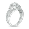 Thumbnail Image 2 of Previously Owned - 1 CT. T.W. Diamond Frame Multi-Row Engagement Ring in 10K White Gold