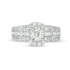 Thumbnail Image 6 of Previously Owned - 1 CT. T.W. Diamond Frame Multi-Row Engagement Ring in 10K White Gold