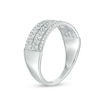 Thumbnail Image 2 of Previously Owned - 1/4 CT. T.W. Diamond Multi-Row Anniversary Ring in 10K White Gold