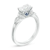 Previously Owned - Vera Wang Love Collection 1-1/6 CT. T.W. Oval Diamond Engagement Ring in 14K White Gold