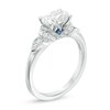 Thumbnail Image 2 of Previously Owned - Vera Wang Love Collection 1-1/6 CT. T.W. Oval Diamond Engagement Ring in 14K White Gold