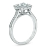 Thumbnail Image 2 of Previously Owned - Celebration Lux® 1 CT. T.W. Diamond Square Frame Engagement Ring in 18K White Gold (I/SI2)