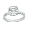 Thumbnail Image 3 of Previously Owned - YOU by Jean Dousset™ 2 CT. T.W.  Diamond Cushion Frame Engagement Ring in 14K White Gold (I/SI2)