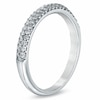 Thumbnail Image 2 of Previously Owned - Vera Wang Love Collection 3/8 CT. T.W. Diamond Two Row Band in 14K White Gold