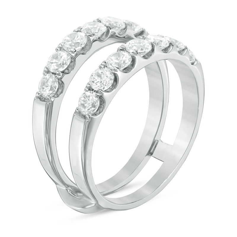 Main Image 2 of Previously Owned - 1-1/2 CT. T.W. Diamond Solitaire Enhancer in 14K White Gold