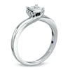 Thumbnail Image 2 of Previously Owned - Cherished Promise Collection™ 1/5 CT. T.W. Quad Princess-Cut Diamond Promise Ring in 10K White Gold