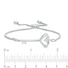 Thumbnail Image 3 of Previously Owned - Vera Wang Love Collection 1/15 CT. T.W. Diamond Key Bolo Bracelet in Sterling Silver - 8.5"