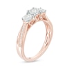 Thumbnail Image 1 of Previously Owned - 1/4 CT. T.W. Diamond Past Present Future® Engagement Ring in 10K Rose Gold