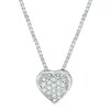 Thumbnail Image 2 of Previously Owned - Convertibilities 1/15 CT. T.W. Diamond Dog Paw Print Heart Three-in-One Pendant in Sterling Silver