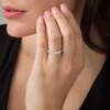 Thumbnail Image 3 of Previously Owned - 1 CT. T.W. Diamond Past Present Future® Engagement Ring in 10K White Gold