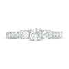 Thumbnail Image 6 of Previously Owned - 1 CT. T.W. Diamond Past Present Future® Engagement Ring in 10K White Gold