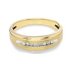 Thumbnail Image 2 of Previously Owned - Men's 1/10 CT. T.W. Diamond Wedding Band in 10K Gold