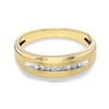Thumbnail Image 2 of Previously Owned - Men's 1/10 CT. T.W. Diamond Wedding Band in 10K Gold