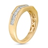 Thumbnail Image 2 of Previously Owned - Men's 1/10 CT. T.W. Diamond Wedding Band in 10K Gold