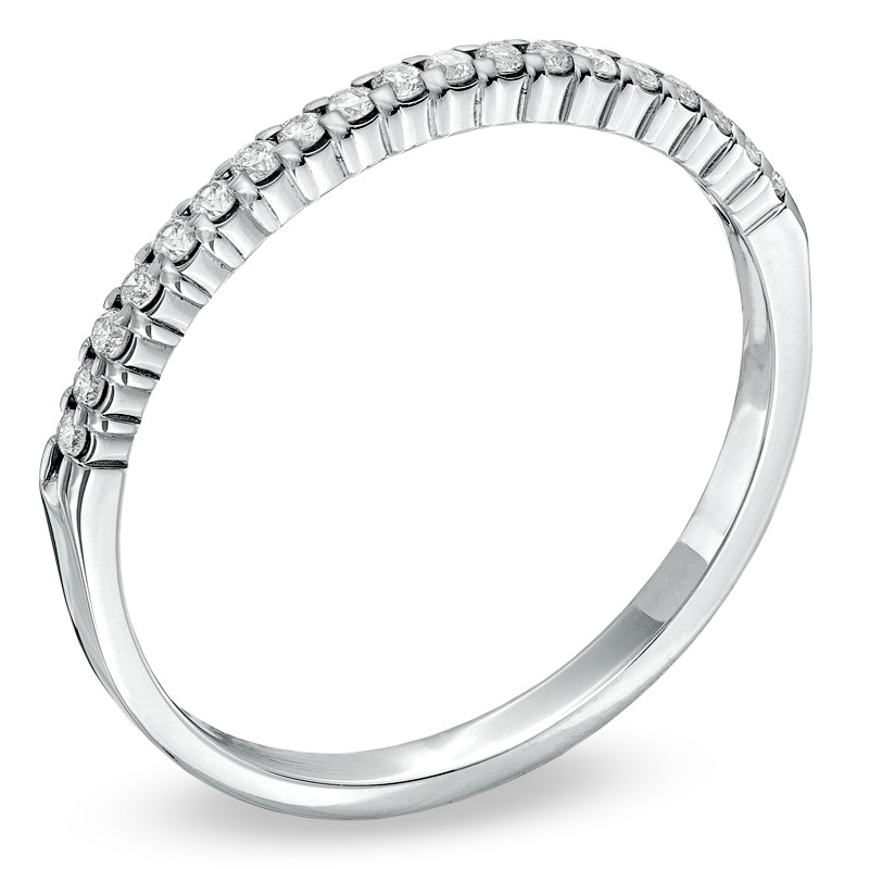 Main Image 2 of Previously Owned - 1/6 CT. T.W. Diamond Band in 10K White Gold