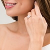 Thumbnail Image 2 of Previously Owned - 1/2 CT. T.W. Diamond Double Frame Engagement Ring in 10K White Gold