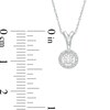 Thumbnail Image 1 of Previously Owned - 1/5 CT. T.W. Diamond Frame Pendant and Earrings Set in Sterling Silver