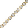 Thumbnail Image 1 of Previously Owned - 1 CT. T.W. Composite Diamond Tennis Bracelet in 10K Gold