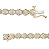 Thumbnail Image 1 of Previously Owned - 1 CT. T.W. Composite Diamond Tennis Bracelet in 10K Gold