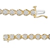 Thumbnail Image 2 of Previously Owned - 1 CT. T.W. Composite Diamond Tennis Bracelet in 10K Gold