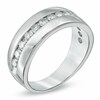Thumbnail Image 2 of Previously Owned - 1 CT. T.W. Diamond Wedding Band in 14K White Gold